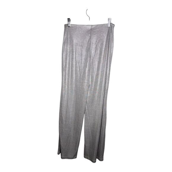 NWT Zara silver metallic stretch pants size small - Picture 5 of 9
